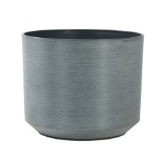 Pot Cover, Bari, Inside, Grey, 25 cm