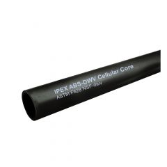ABS DWV Cell Core Pipe - Black - 2" x 12'