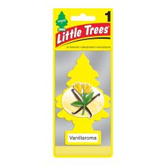 Désodorisant pour voiture Little Tree,  jaune, vanillaroma