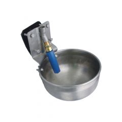 Large stainless steel water bowl for cows