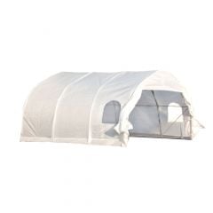 Double car shelter 18' x 20' x 6'11"