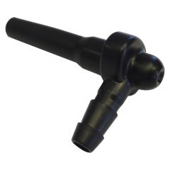 Maxflow Spout with Barbs - 5/16" - Black