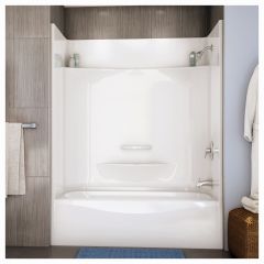 Tub Shower - Essence - 60" × 30" - Acrylic  - White