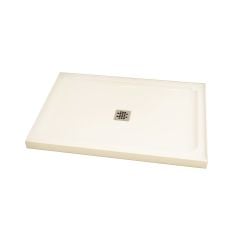 Shower Base - Olympia - 48" × 32" - Central Drain - White