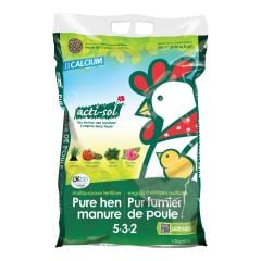 Pure Hen Manure Fertilizer -  5-3-2  -2,150 ft² - 10 kg