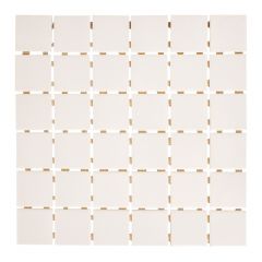 Mosaic tile techno - White - 12"x12"