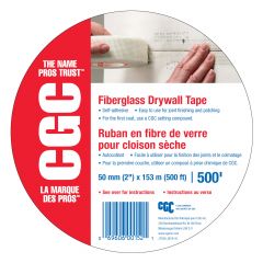 CGC Sheetrock Fiberglass Drywall Tape - White - 500'
