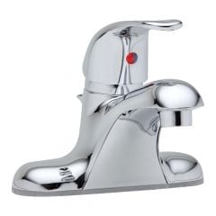 Infinity Bathroom Sink Faucet - 1 Lever - Polished Chrome - 4" Centerset