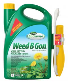Herbicide pour pelouses anti-mauvaises herbes en tube applicateur Weed B Gon EcoSense, 5 L