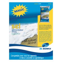 Sea salt water softener