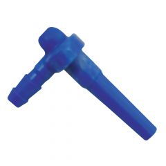 Maxflow Spout with Barbs - 5/16" - Blue
