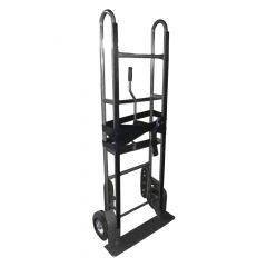 Moving Hand Trolley with Ratcheting Strap - 56" - Black
