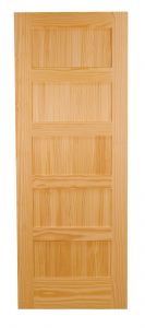 Shaker solid pine door