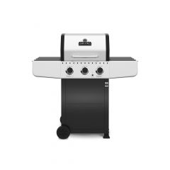 Propane Gas Barbecue - GrillPro - 30,000 BTU - Stainless Steel and Black