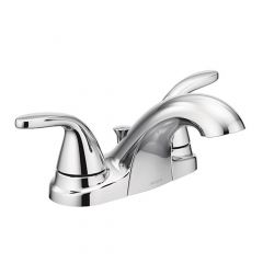 Adler Bathroom Sink Faucet - 2 Handles - Polished Chrome - 4" Centerset