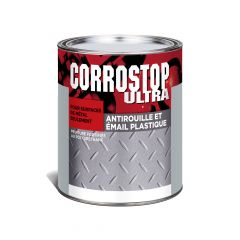 Corrostop Anti-Rust & Plastic Enamel - 236 ml - Ultra Matte White