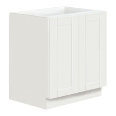 2-Door Base Cabinet - 30" x 34 1/2" x 24" - White