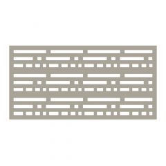 Panneau décoratif Morse, 0,3" x 4' x 2', argile