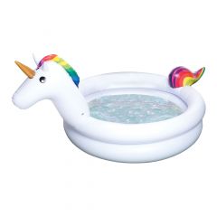 Inflatable pool unicorn