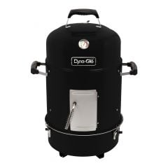 Compact Charcoal Bullet Smoker - Dyna-Glo - 390 sq. in. - Black