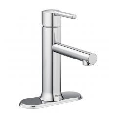 Arlys Bathroom Sink Faucet - 1 Lever - Polished Chrome - 4" Centerset
