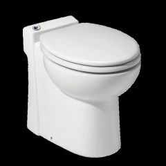 Round Front SANICOMPACT Toilet Bowl, white