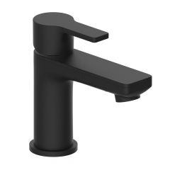 Spellbound Bathroom Sink Faucet - 1 Lever - Matte Black - 4" Centerset