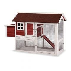 Wooden chicken house - Budapest Model - 1/4" L x 31 7/8" D x 43 1/4" H
