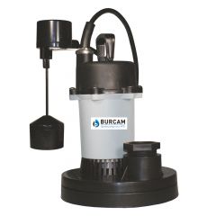 Zinc and thermoplastic submersible sump pump 1/2 hp