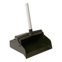 Lobby dust pan with handle