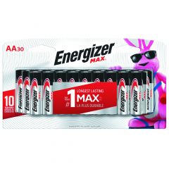 Energizer Max Batteries - AA - 30/Pkg