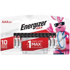 Energizer Max Batteries - AAA - 20/Pkg