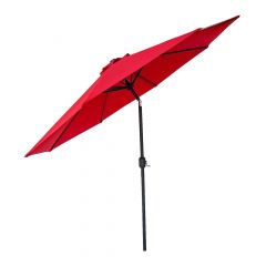 Tilting Aluminum Umbrella - 9' - Red