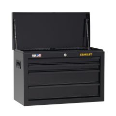 Tool Cabinet - Stanley 100 Series - 26" - 4-Drawer - Steel -  Black