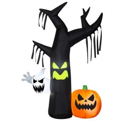 Inflatable ghostly scene tree