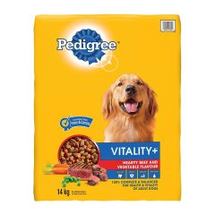 Nourriture pour chien Vitality+, boeuf, 14 kg