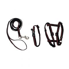 3-piece cat leash set