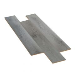 Narrow Plank Laminate Flooring - Shadow grey - AC4 - 12 mm x 94 mm - Covers 14.79 sq. ft
