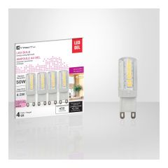 LED Lightbulb - Daylight - G9 - 4.5 W - 4/Pack