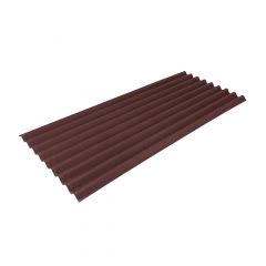 Feuilles de toiture ondulées Ondura, Premium9, 34,5" x 79", rouge