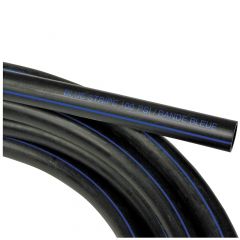 Poly pipe (blue stripe)