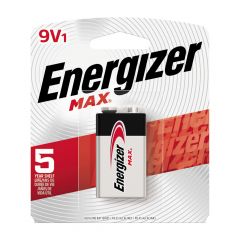 Energizer Max Battery - 9 V - 1/Pkg