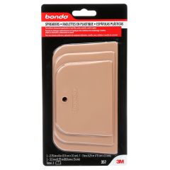 Raclette en plastique, 3/pqt