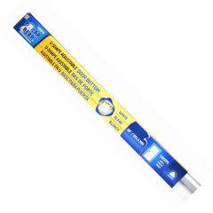 Coupe-froid ajustable en vinyle blanc en U pour porte avec insertion en vinyle, 36"