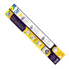 Coupe-froid pour seuil de porte avec insertion en vinyle, blanc, 36"