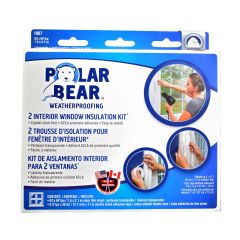 Ensemble de pellicule isolante pour 2 fenêtres, 0.6mm x 62" x 84"