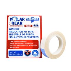 Ruban adhésif double face pour portes et fenêtres, 1/2" x 30'