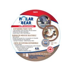 Ruban isolant expansible en polyuréthane, gris