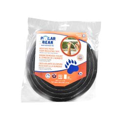 Ruban isolant en mousse résistant a l'humidité, noir, 1/2″ x 1″ x 10'