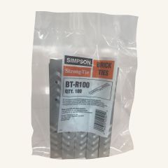 Agrafes à brique Simpson Strong-Tie, acier, 6 9/16 po x 7/8 po, boîte de 100